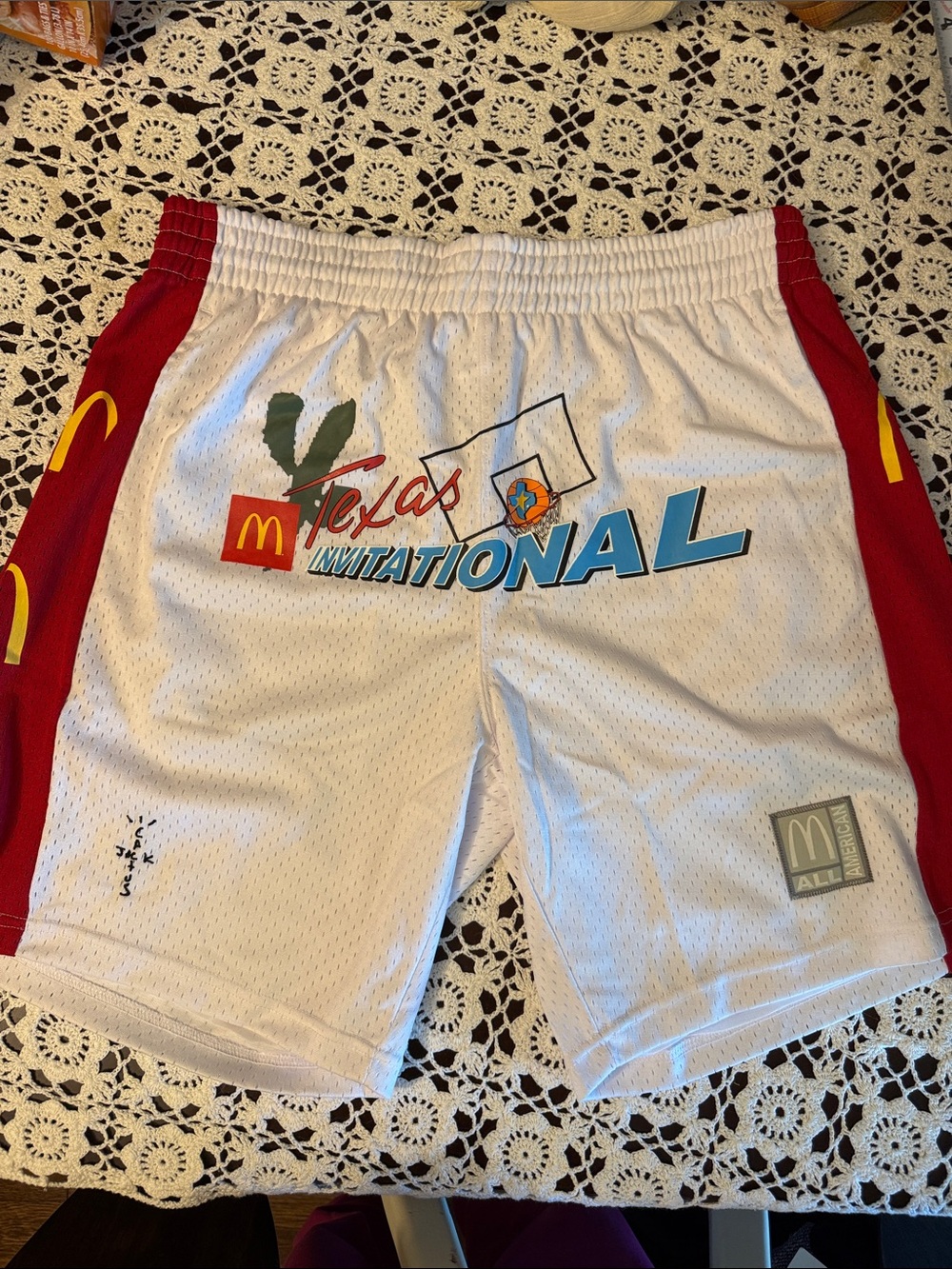 Cactus jack Travis Scott Texas invitational shorts